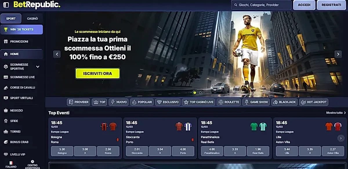 BetRepublic Casino : le test complet d'un petit nouveau qui joue dans la cour des grands