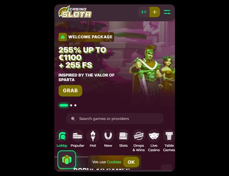 Slota Casino pour les débutants – Le catalogue Slota Casino : 6 200 jeux, mais par où commencer ?