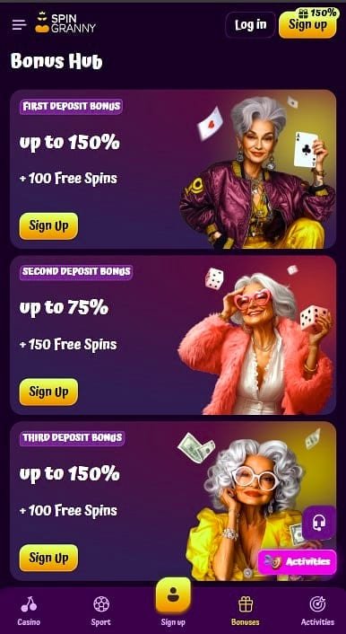 Dépôts et retraits sur SpinGranny : les délais dans la pratique