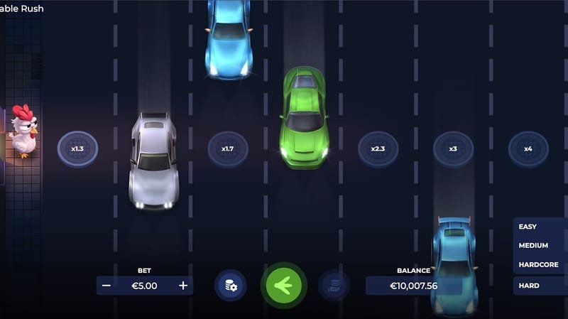 Uncrossable Rush en mode démo sur Goldzino – Mode démo : ce qu'on obtient vraiment